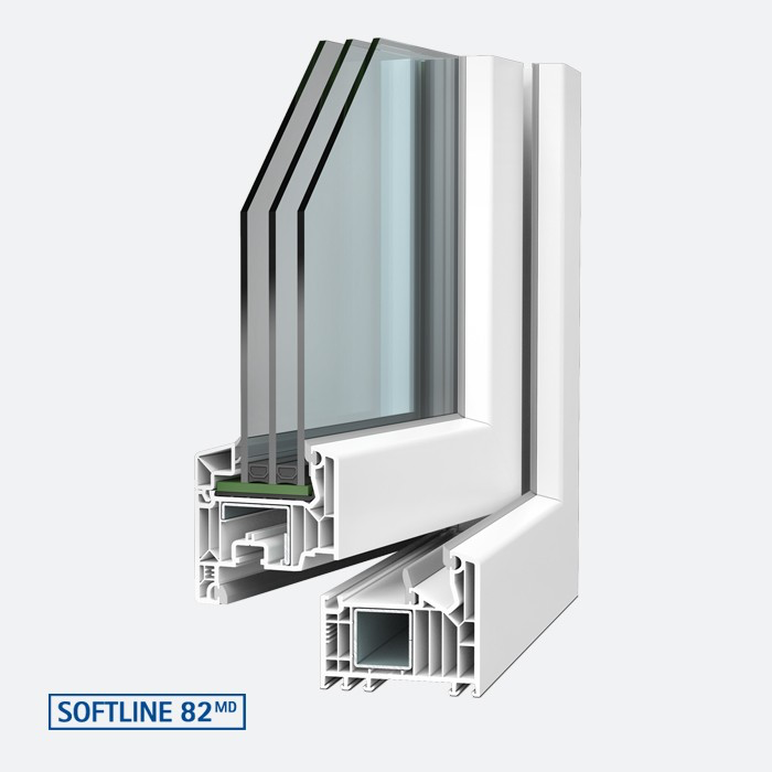 Salamander bluEvolution 82 MD technische doorsnede