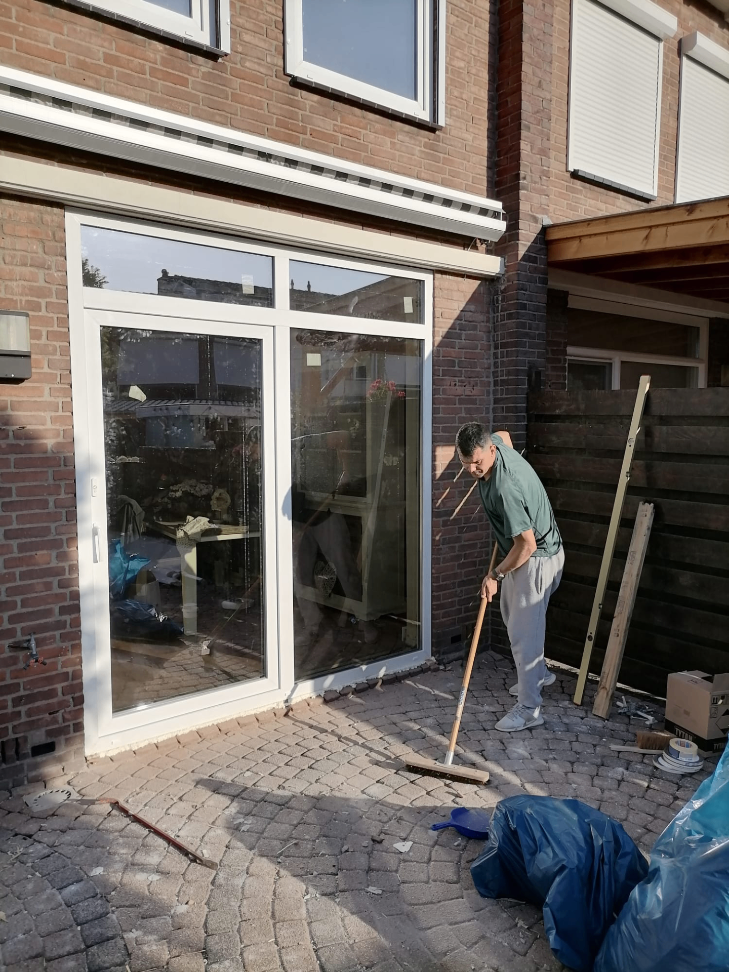 Schuifpui installatie
