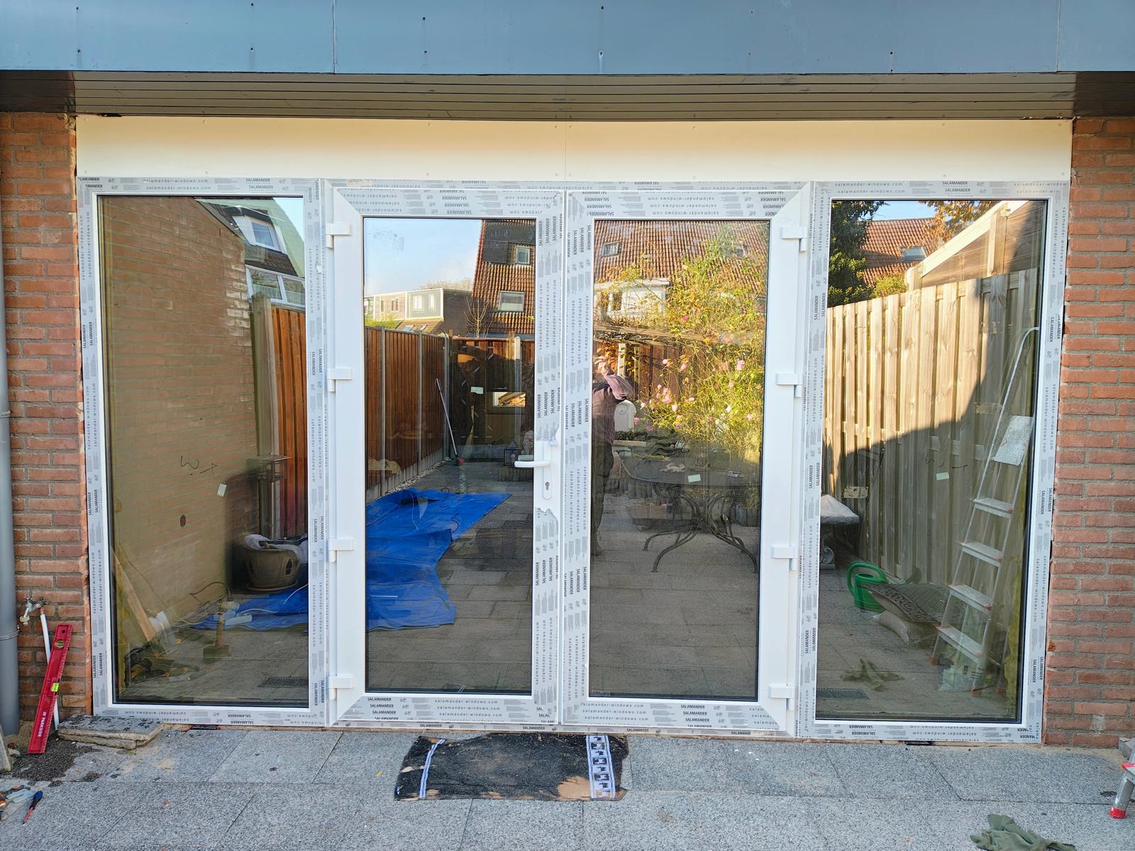Grote Opening met Openslaande Deuren - Na
