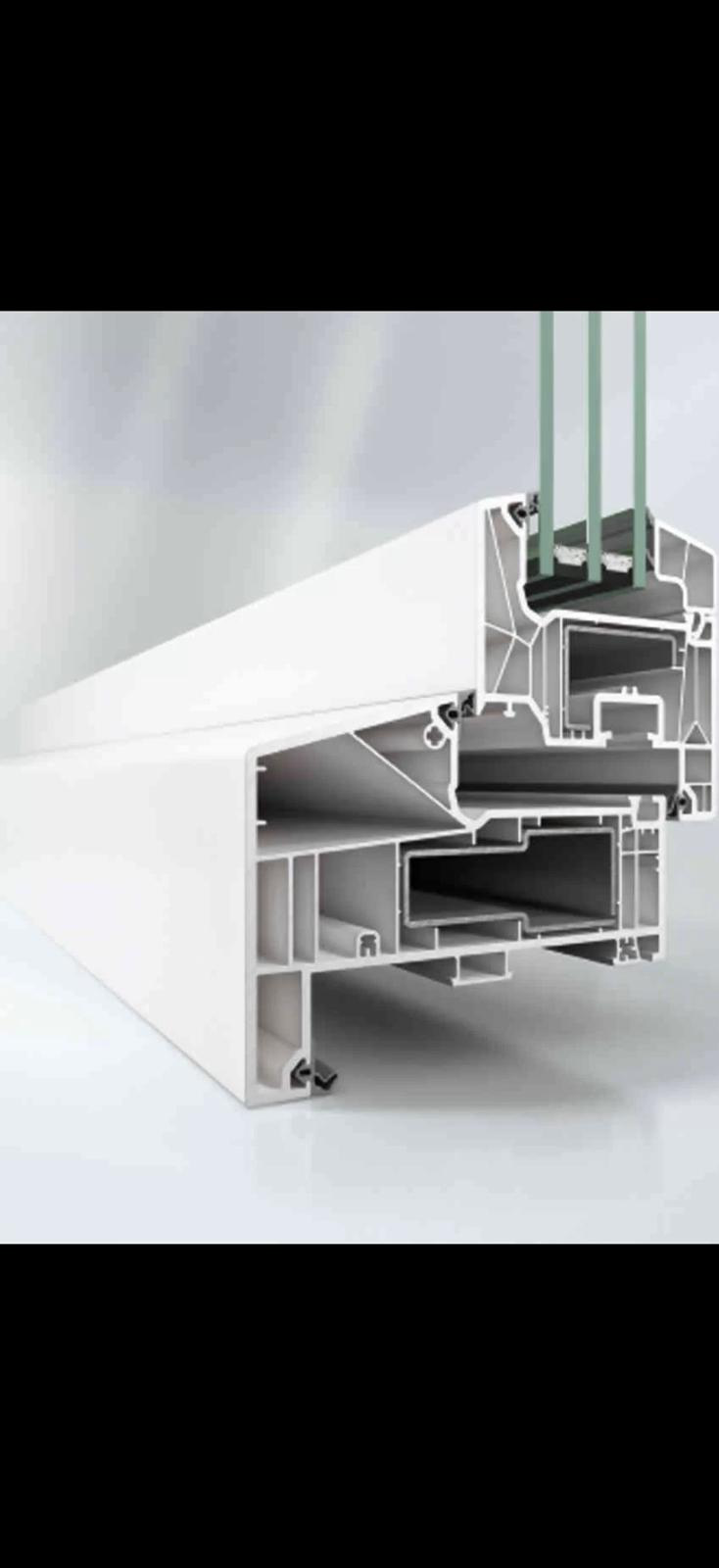 Schüco aluminium kozijn profiel doorsnede